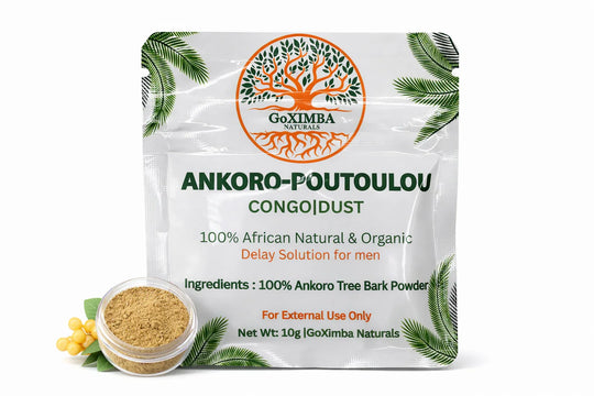 Ankoro Poutoulou, Putulu, Congo dust natural tree bark powder from Africa natural delay desensitizer to help maximize sensation and last longer in bed 10g bag