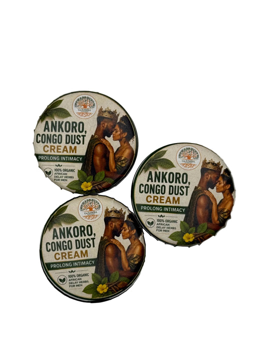 Congo Dust Cream (Ankoro) - Natural Intimacy Aid with Ankoro Powder & Jelly 25gr