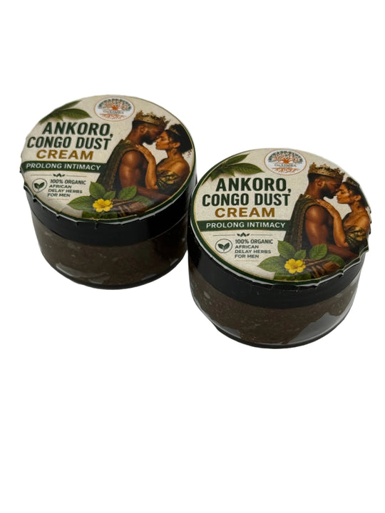 Congo Dust Cream (Ankoro) - Natural Intimacy Aid with Ankoro Powder & Jelly 25gr