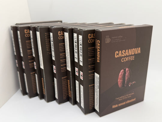 (10-Pack) Casanova Coffee™ Men’s Instant Coffee Blend - Sexual - Stimulant & Stamina