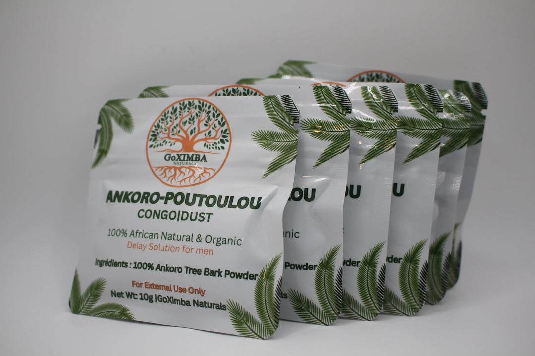 Ankoro Poutoulou, Putulu, Congo dust natural tree bark powder from Africa natural delay desensitizer to help maximize sensation and last longer in bed 10g bag