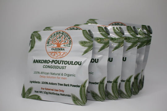 Ankoro Poutoulou, Putulu, Congo dust natural tree bark powder from Africa natural delay desensitizer to help maximize sensation and last longer in bed 10g bag