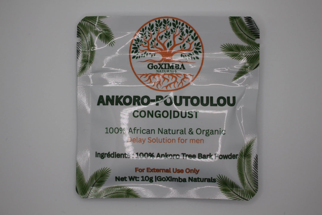 Ankoro Poutoulou, Putulu, Congo dust natural tree bark powder from Africa natural delay desensitizer to help maximize sensation and last longer in bed 10g bag
