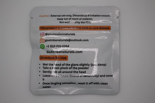 Ankoro Poutoulou, Putulu, Congo dust natural tree bark powder from Africa natural delay desensitizer to help maximize sensation and last longer in bed 10g bag