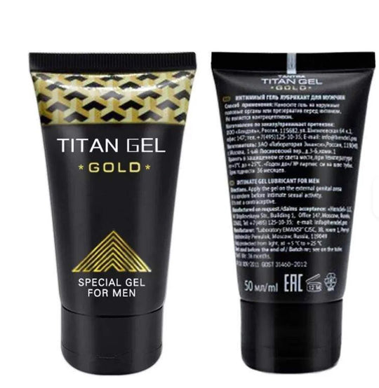 MEN TITAN GEL *GOLD* – MEN’S ENLARGER GEL | Get BIG | NO MORE Prem Ejac 💦