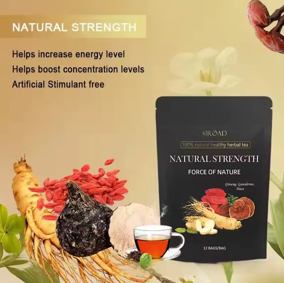 Healthy Men's 100% Natural Healty Herbal Tea, Natural strength Force of Nature