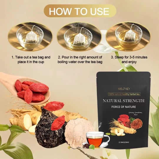 Healthy Men's 100% Natural Healty Herbal Tea, Natural strength Force of Nature