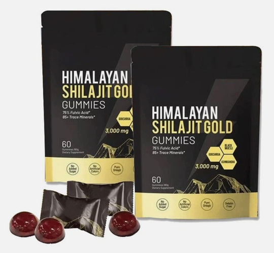 Himalayan Shilajit Herbal Gummies – Natural Mineral Blend – 60 Count