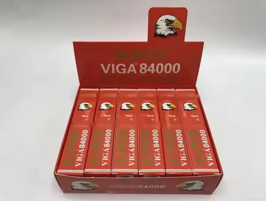 Super Viga 84000 Delay Cream for Men - (Red) - 0.50 Fl Oz