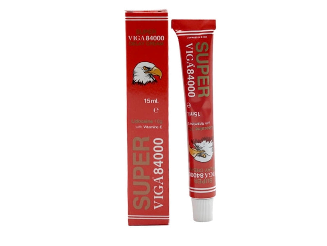 Super Viga 84000 Delay Cream for Men - (Red) - 0.50 Fl Oz