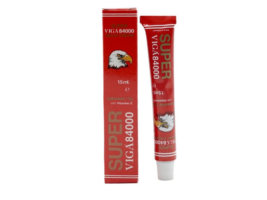 Super Viga 84000 Delay Cream for Men - (Red) - 0.50 Fl Oz