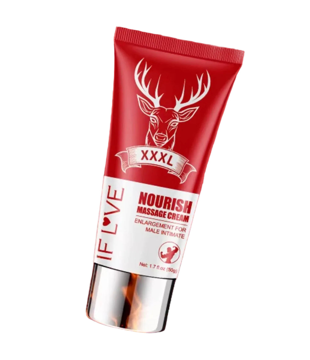 Nourrish Massage Cream, Lengthening Massage Cream | Consistent Stretching for Gradual Length Gain Over Cycles