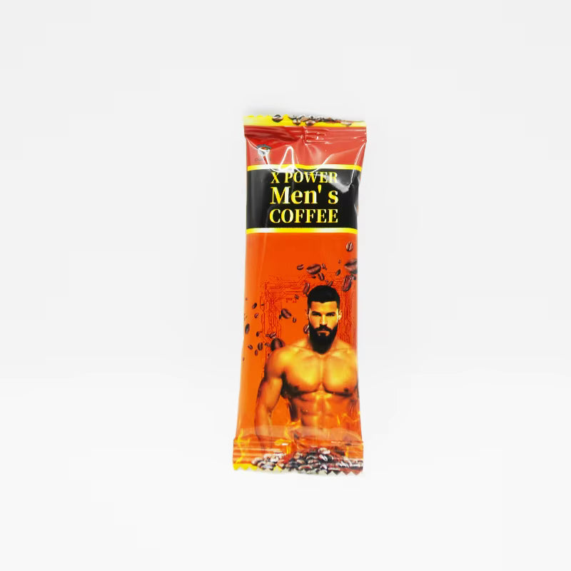 Man X Power Coffee Herbal Healthy Organic Herbs Instant Maca Black Power Coffee for Men