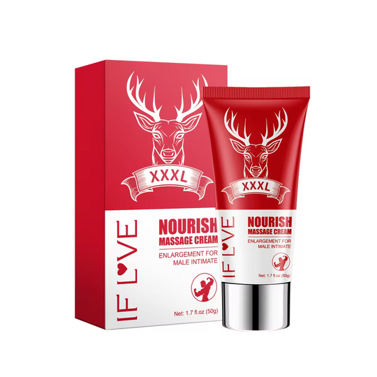 Nourrish Massage Cream, Lengthening Massage Cream | Consistent Stretching for Gradual Length Gain Over Cycles