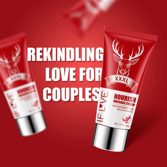 Nourrish Massage Cream, Lengthening Massage Cream | Consistent Stretching for Gradual Length Gain Over Cycles