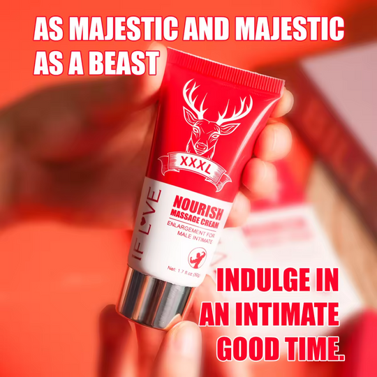 Nourrish Massage Cream, Lengthening Massage Cream | Consistent Stretching for Gradual Length Gain Over Cycles